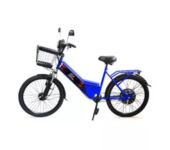 Bicicleta Elétrica - Aro 24 - New Street 800w - Azul - Plug and Move