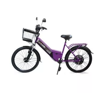 Bicicleta Elétrica - Duos New Confort 800w - Violeta - Duos Bikes