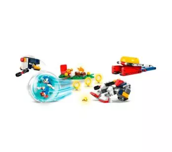 Bloco de Montar - Sonic the Hedgehog - Batalha na Fogueira do Sonic - 177 peças - LEGO