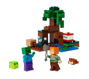 Bloco de Montar - Minecraft  - A Aventura no Pântano - 65 peças - LEGO