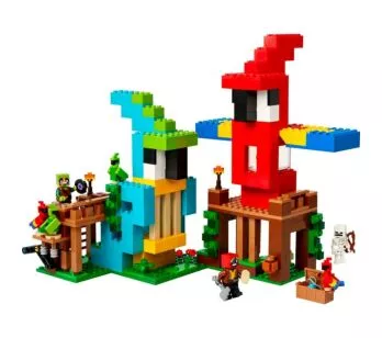 Bloco de Montar - Minecraft - As casas dos papagaios - 535 peças - LEGO