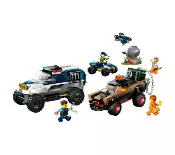 Bloco de Montar - City - Perseguição de carro de polícia off-road - 467  peças - LEGO
