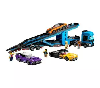 Bloco de Montar - City – Caminhão Cegonha com Carros Esportivos – 998 peças - LEGO