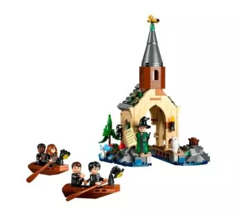 Bloco de Montar - Harry Potter - Casa de Barcos do Castelo de Hogwarts - 350  peças - LEGO