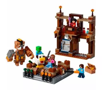 Bloco de Montar - Minecraft - Ringue de luta da mansão Woodland - 491 peças - LEGO