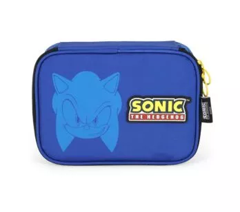 Estojo Box Infantil Escolar - Sonic - Luxcel