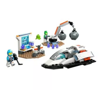 Bloco de Montar - City – Nave Espacial e Descoberta de Asteroide - 126  peças - LEGO