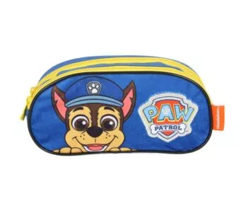 Estojo Infantil Escolar Duplo - Patrulha Canina - Chase - Luxcel