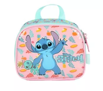 Lancheira Térmica Infantil - Disney Stitch Scrump - Rosa - Luxcel