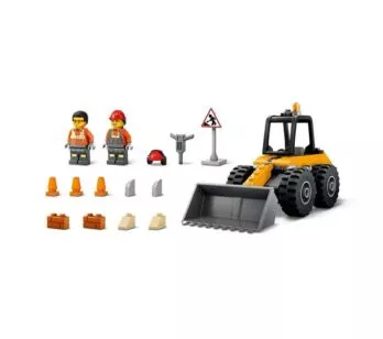 Blocos de Montar - Trator Carregadeira - 81 peças - LEGO City