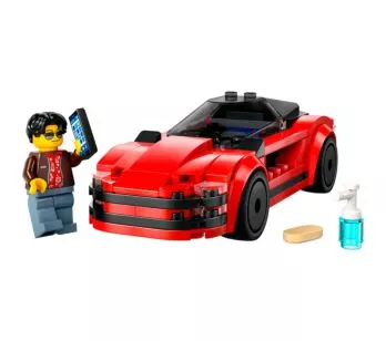 Bloco de Montar - CITY - Carro Esportivo Vermelho – 109 peças - LEGO