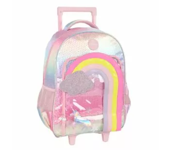 Mochila de Rodinha - Up4you - Unicórnio Arco-íris - Luxcel