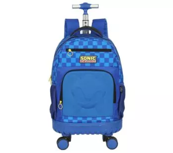 Mochila de Rodinha - Sonic - Azul - Luxcel