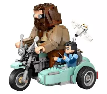Bloco de Montar - Harry Potter - Passeio de Moto de Hagrid e Harry - 617  peças - LEGO
