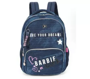Mochila de Costas - Barbie - Live Your Dreams - Azul - Luxcel