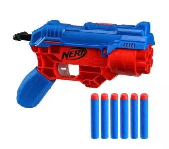 Lançador de Dardos - Nerf Alpha Strike - BOA RC-6 - Hasbro