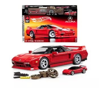 Blocos de Montar - Hot Wheels - Acura NSX 90 - Mattel Brick