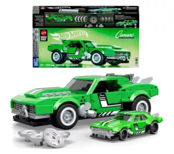 Blocos de Montar - Hot Wheels - Camaro Custom 68 - Mattel Brick