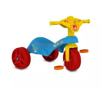Triciclo Infantil - Tico-Tico Club - Azul - Bandeirante