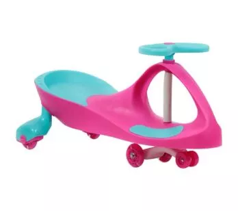 Carrinho Vira Vira Infantil - Super-Car - Rosa Claro - Unitoys