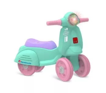 Bicicleta Infantil de Equilíbrio - Baby Bike Banderetta Turquesa - Bandeirante