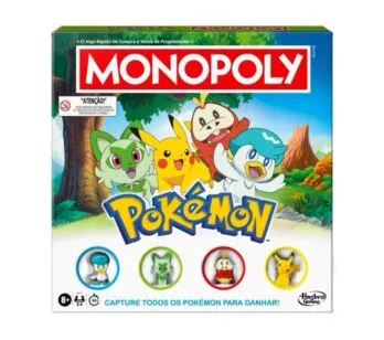 Jogo de Tabuleiro - Monopoly Pokémon - Hasbro Gaming