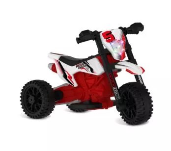 Moto Elétrica Infantil - MotoCross - 6v - Vermelha - Bandeirante