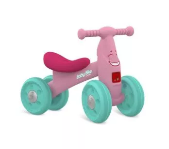 Bicicleta Infantil de Equilíbrio - Baby Bike Joy Rosa - Bandeirante