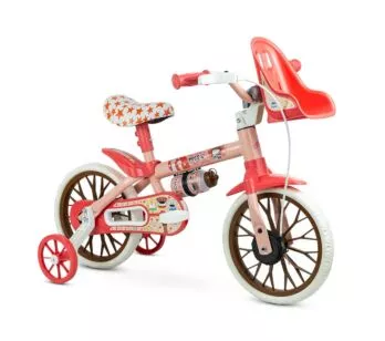 Bicicleta Infantil com Rodinhas - Aro 12 - Pets - Nathor