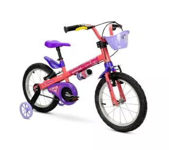 Bicicleta Infantil com Rodinhas - Aro 16 - Lady 3 - Nathor