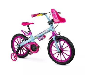 Bicicleta Infantil com Rodinhas - Aro 16 - Unicorn - Nathor