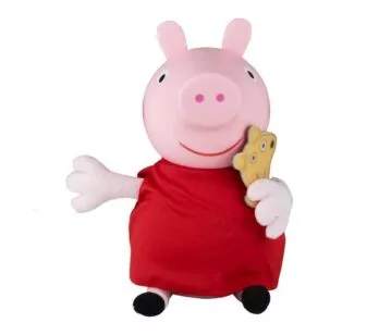 Boneca - Peppa Pig - Peppa com Teddy - Baby Brink