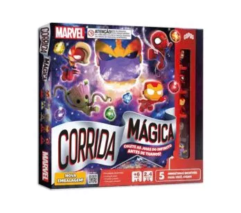 Jogo de Tabuleiro - Corrida Mágica - Marvel Avengers - Copag