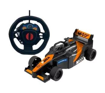 Carrinho de Controle Remoto - Fórmula GSA Racing Team - Laranja - Candide