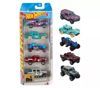 Pacote 5 Carrinhos - Hot Wheels - Baja Blazers 2025 - Mattel