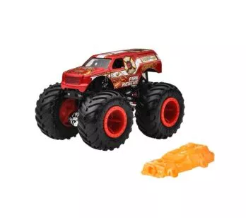 Caminhão Monster Truck - Hot Wheels - Fire Rescue - Mattel