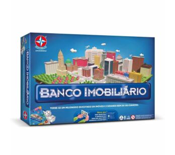 Jogo de Tabuleiro - Banco Imobiliário Grande - Estrela