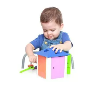 Casa das Chaves com Pecinhas de Encaixar - Estrela Baby - Estrela Bebê