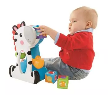 Figura de Atividades - Zebra com Blocos Surpresa - Fisher-Price