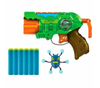 Lançador de Dardos com Alvo - X-Shot Bug Attack - Predator TK3 - Candide