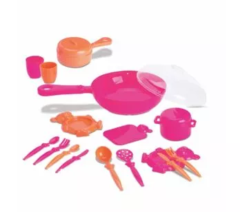 Kit de Cozinha Infantil - Fogão e Cia - Frigideira - Roma