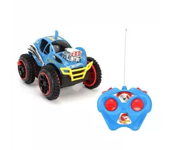 Carrinho de Controle Remoto - Hot Wheels - Turbo Tumbling - Azul - Candide