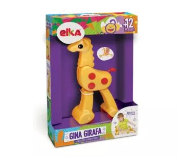 Figura de Atividades - Coleção Corre-Corre - Gina Girafa - Elka