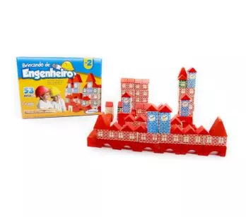 Blocos de Montar - Brincando de Engenheiro 2 - 53 Peças - Xalingo