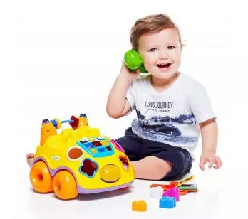 Carrinho Telefone Didático com Luz e Som - Falafone - TaTeTi - Calesita 1