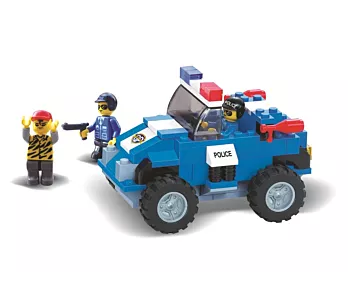 Blocos de Montar Defensores da Ordem Polícia - 119 Peças - Xalingo