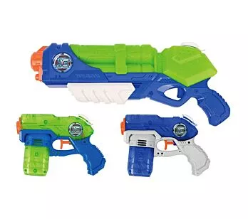 Kit Lançadores de Água - X-Shot - 1x Tormenta e 2x Maremoto - Candide