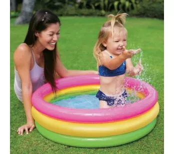 Piscina Redonda Infantil Inflável - Pôr do Sol - 56 litros - INTEX
