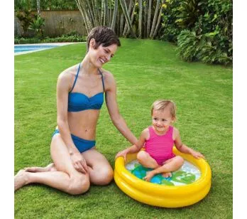 Piscina Infantil Inflável - Minha Primeira Piscina - Bebê Tartaruga - 15 litros - INTEX