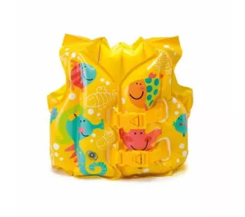 Colete Infantil Salva-Vidas Inflável - Peixinhos - INTEX